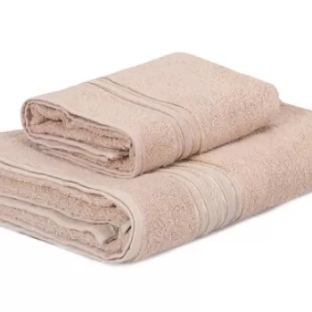 Set prosoape (2 bucati), Whitney, Dora, Bumbac, Cappuccino imagine