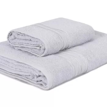 Set prosoape (2 bucati), Whitney, Dora, Bumbac, Gri imagine