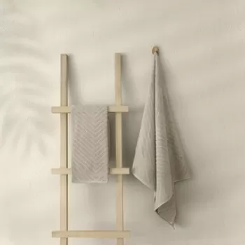 Set prosoape de baie (2 bucati), Elliott, 1027A-067-2, Bumbac, Bej imagine