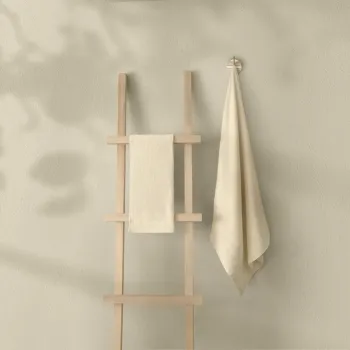 Set prosoape de baie, Elliott, 1007A-033-1, Bumbac, Crem imagine