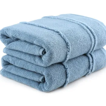 Set prosoape de baie, Hobby, Arden, Microbumbac, Albastru imagine