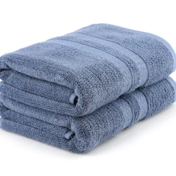 Set prosoape de baie, Hobby, Ayliz, Bambus;Bumbac, Albastru imagine