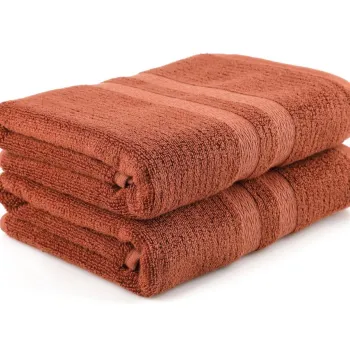 Set prosoape de baie, Hobby, Ayliz, Bambus;Bumbac, Maro inchis imagine