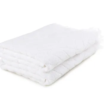 Set prosoape de baie, Hobby, Leaf, Bumbac, Alb imagine