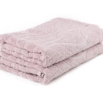 Set prosoape de baie, Hobby, Leaf, Bumbac, Mov pruna imagine