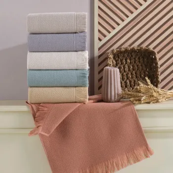 Set prosoape de baie, Hobby, Mia, Microbumbac, Multicolor imagine