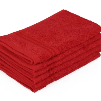 Set prosoape de baie, Hobby, Rainbow, Bumbac, Rosu imagine