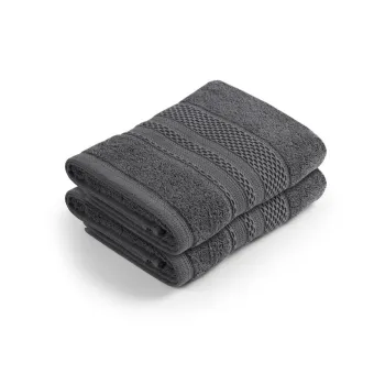 Set prosoape de baie, Whitney, Piramit, Bumbac, Antracit imagine