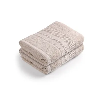 Set prosoape de baie, Whitney, Piramit, Bumbac, Cappuccino imagine