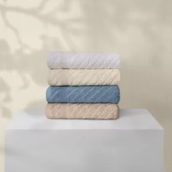 Set prosoape de fata (4 bucati), Elliott, 1012A-047-1, Bumbac, Multicolor imagine