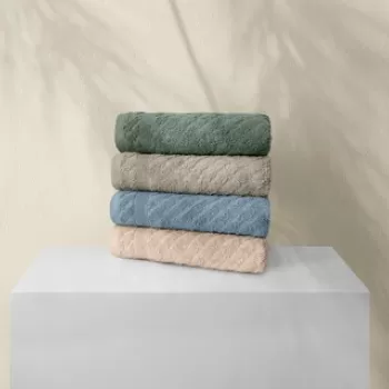 Set prosoape de fata (4 bucati), Elliott, 1014A-047-1, Bumbac, Multicolor imagine