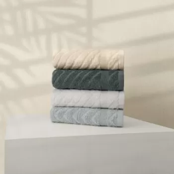 Set prosoape de fata (4 bucati), Elliott, 1024A-047-1, Bumbac, Multicolor imagine