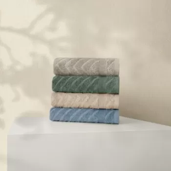 Set prosoape de fata (4 bucati), Elliott, 1025A-047-1, Bumbac, Multicolor imagine