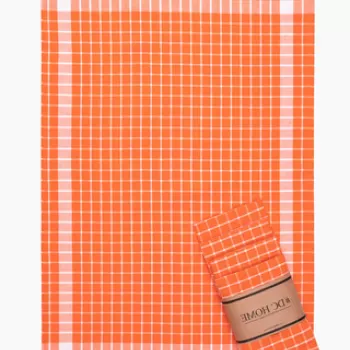 Set prosoape de mana (5 bucati), DC Home, Kareli, Bumbac, Portocaliu imagine