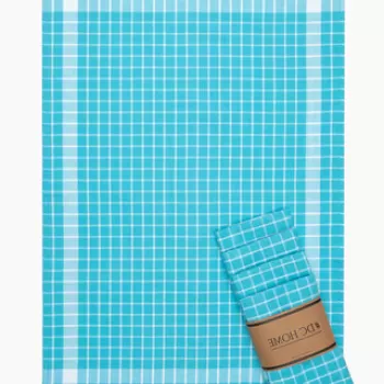 Set prosoape de mana (5 bucati), DC Home, Kareli, Bumbac, Turcoaz imagine