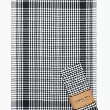 Set prosoape de mana (5 bucati), DC Home, Poti, Bumbac, Alb negru imagine