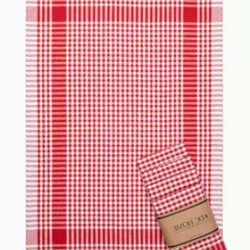 Set prosoape de mana (5 bucati), DC Home, Poti, Bumbac, Rosu imagine