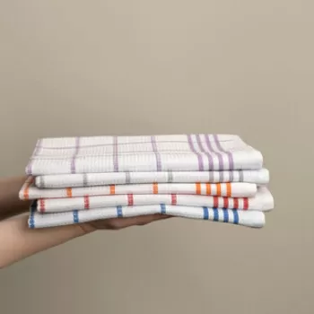 Set prosoape de mana (5 bucati), DC Home, Soft, Bumbac, Multicolor imagine