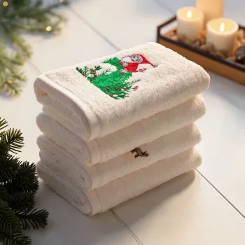 Set prosoape, L'essentiel Maison, Christmas Glow, Multicolor imagine