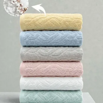 Set prosoape, L'essentiel Maison, Isba, Bumbac, Multicolor imagine