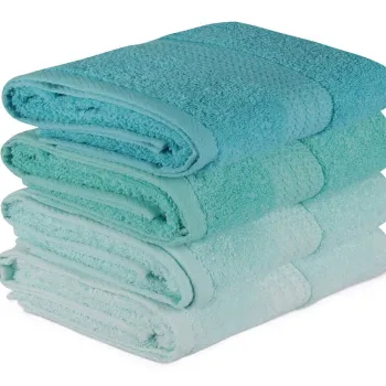 Set prosoape, L'essentiel Maison, Rainbow, Verde mare / Verde deschis / Verde / Menta imagine