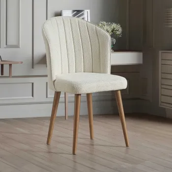 Set scaune 2 piese, Beckley, Rubi, Crema/Nuca imagine