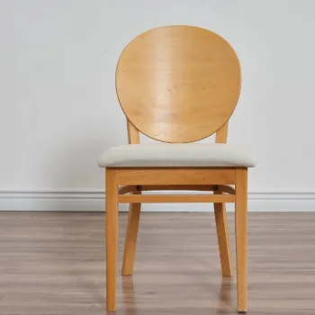 Set scaune 2 piese, Hanah Home, Dolunay, Lemn, Stejar / Bej imagine