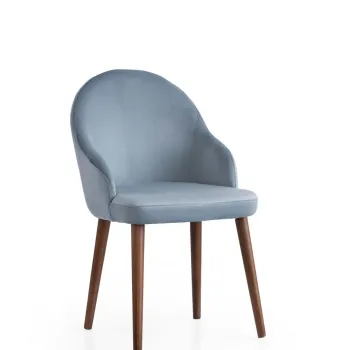 Set scaune 2 piese, Nmobb, Coco, Albastru imagine