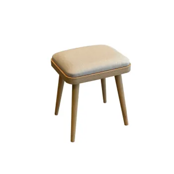 Set scaune (2 piese), Vella, Vina Mini 1005, PAL, Stejar / Crem imagine