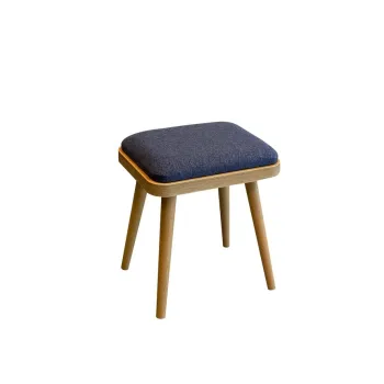 Set scaune (2 piese), Vella, Vina Mini 1048, PAL, Stejar / Albastru inchis imagine