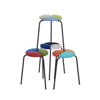 Set scaune (4 piese), Hanah Home, Nika, Metal, Multicolor imagine