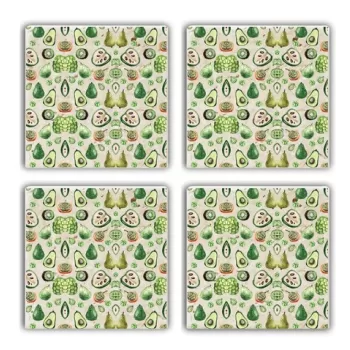 Set suporturi de pahare, Taylor, 366TYR1129, Piatra, 10 x 10 x 1 cm (4 piese), Multicolor imagine