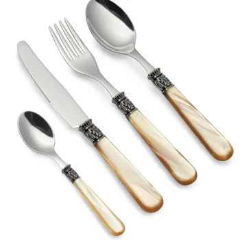 Set tacamuri 16 piese, Amber, Brandani, inox imagine