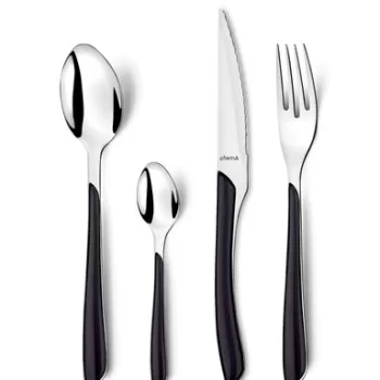 Set tacamuri, 16 piese, Amefa, Eclat, inox imagine
