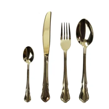 Set tacamuri 16 piese, Imperial Gold, Brandani, inox, auriu imagine