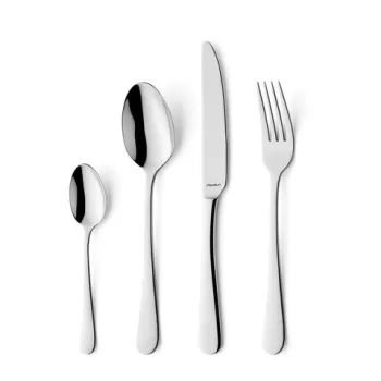 Set tacamuri 24 piese, Amefa, Austin, inox imagine
