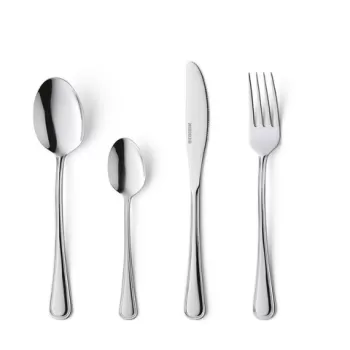 Set tacamuri 24 piese, Amefa, Bologna, inox imagine