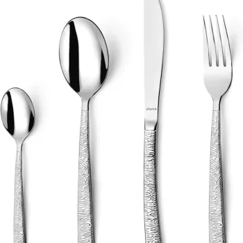 Set tacamuri 24 piese Amefa, Havane Jungle, inox 18/0, argintiu imagine