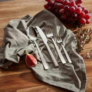 Set tacamuri 24 piese Amefa, Martin, inox 18/10, argintiu imagine