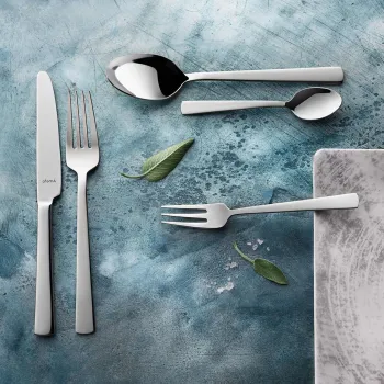 Set tacamuri 24 piese Amefa, Moderno, inox 18/10, argintiu imagine