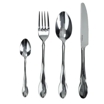 Set tacamuri 24 piese, Antichi Shiny, Brandani, inox imagine