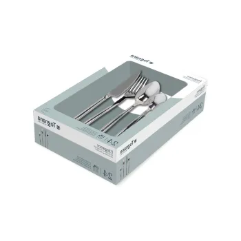 Set tacamuri 24 piese Antony Elegance, Tognana Porcellane, inox, argintiu imagine