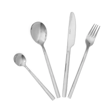 Set tacamuri 24 piese Aperi, Homla, inox, argintiu imagine