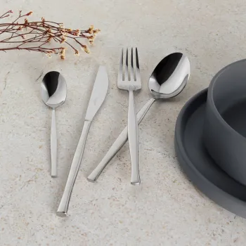 Set tacamuri 24 piese Berlinger Haus, Cutlery, inox, argintiu imagine