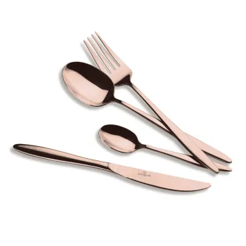 Set tacamuri 24 piese Berlinger Haus, Cutlery, inox, roz imagine