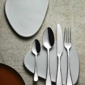 Set tacamuri, 24 piese, Drift, inox, argintiu imagine