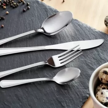 Set tacamuri 24 piese London, Domotti, pentru 6 persoane, inox imagine