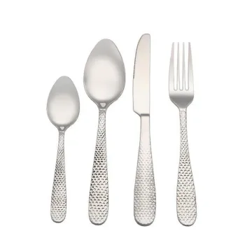 Set tacamuri 24 piese Pori, Ambition, inox, argintiu imagine