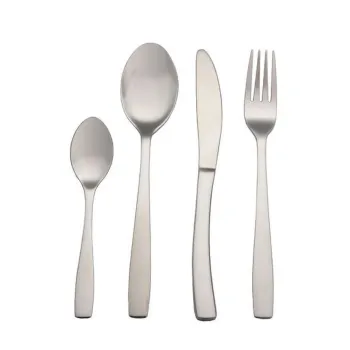 Set tacamuri 24 piese Sarte, Ambition, inox, argintiu imagine