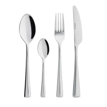 Set tacamuri 24 piese Siena, Ambition, inox, argintiu imagine